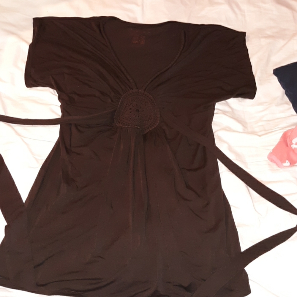 Liz Lange maternity shirt tunic
